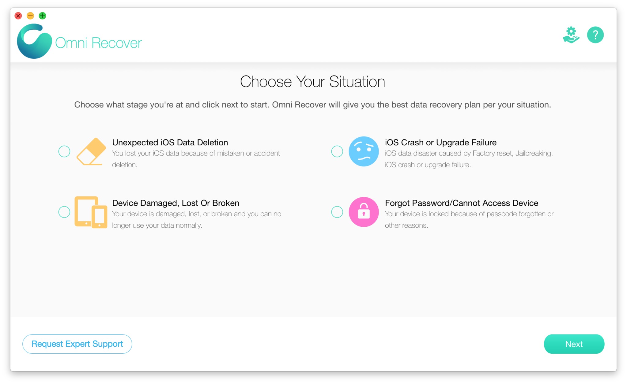 Omni Recover 3.7.5 screenshot