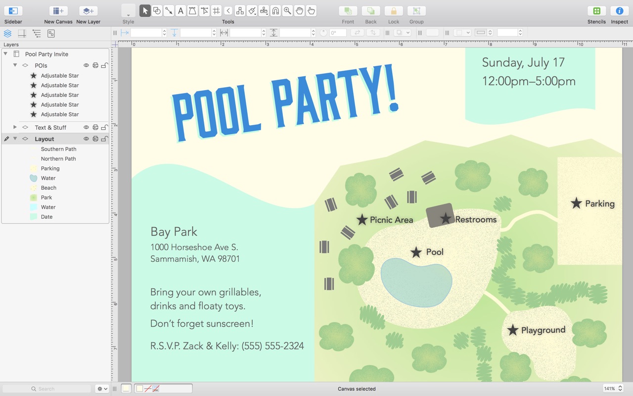 OmniGraffle 7.9 – Create diagrams, flow charts, and more. screenshot