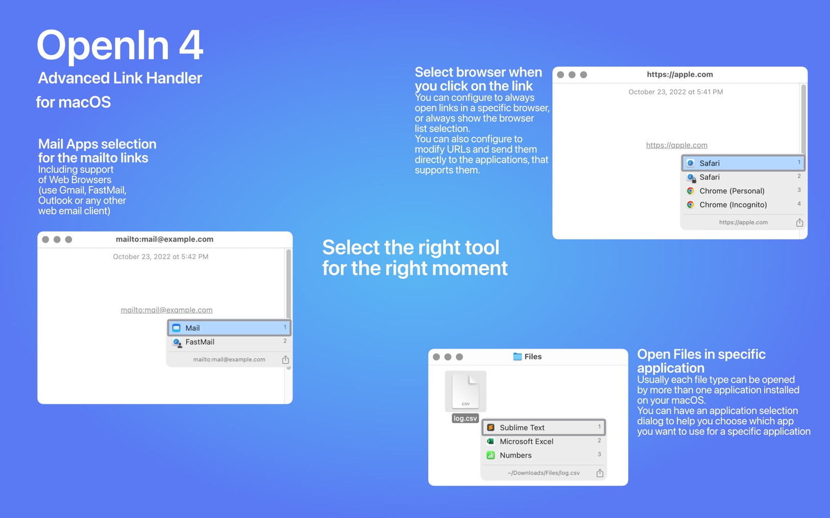 OpenIn – Advanced Link Handler 3.0.9 screenshot
