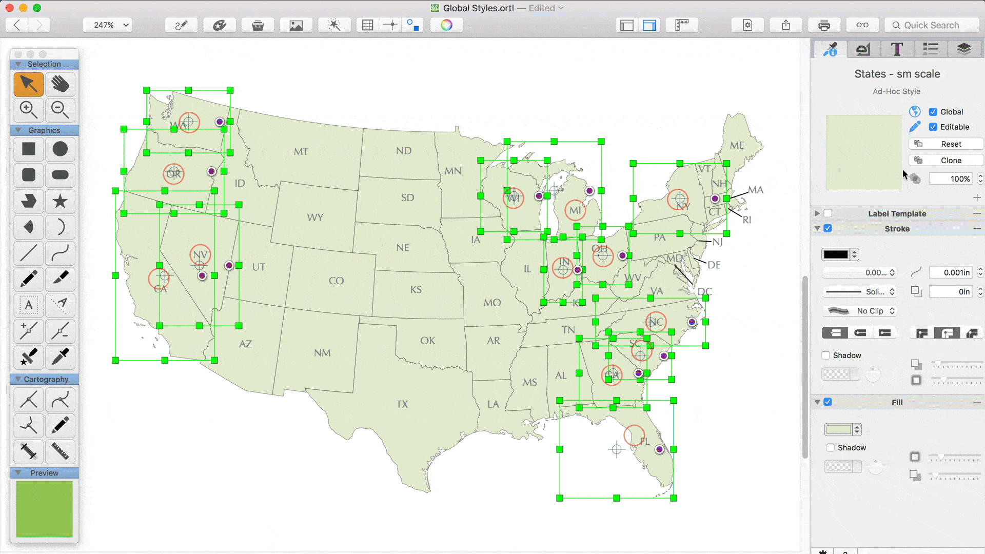 Ortelius 2.2.3 screenshot