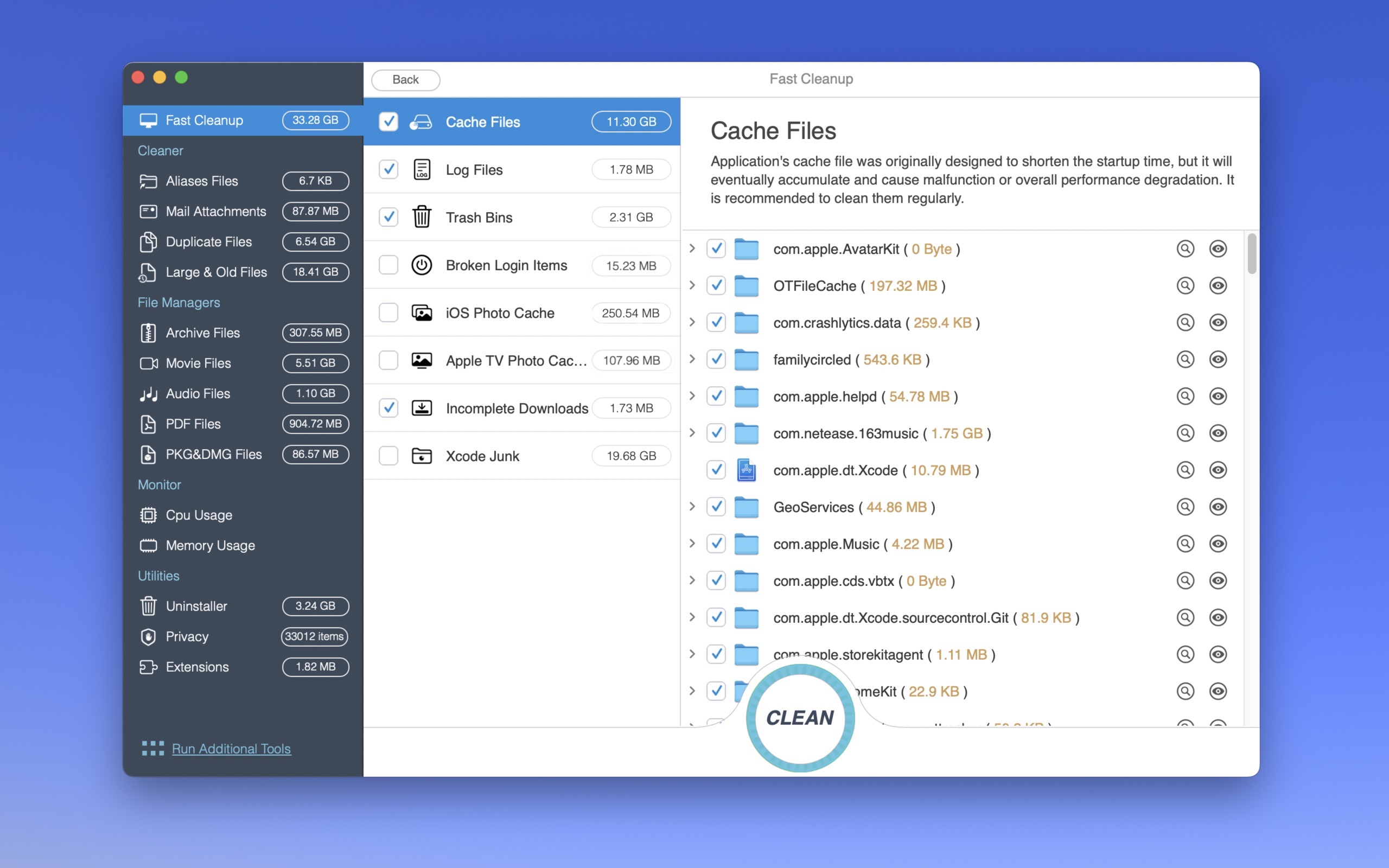 OS Cleaner 15.2.26 screenshot