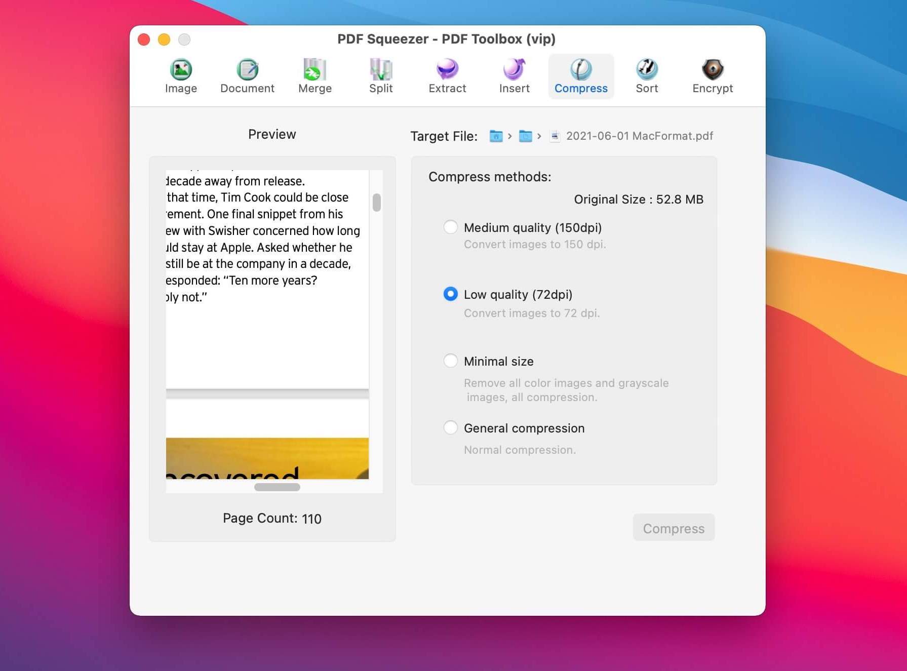 PDF Compressor & PDF Toolbox 6.3.7 screenshot