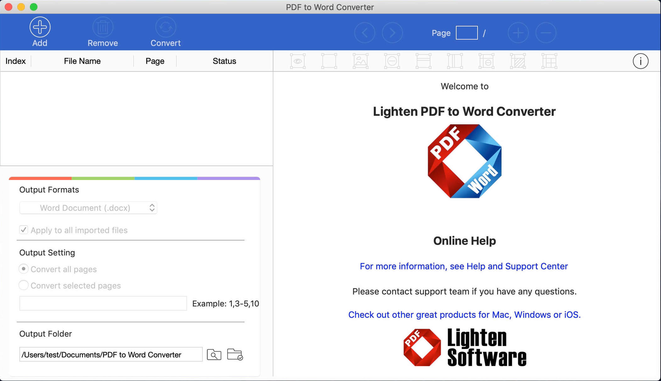 PDF to Word Converter 6.2.1 fix screenshot