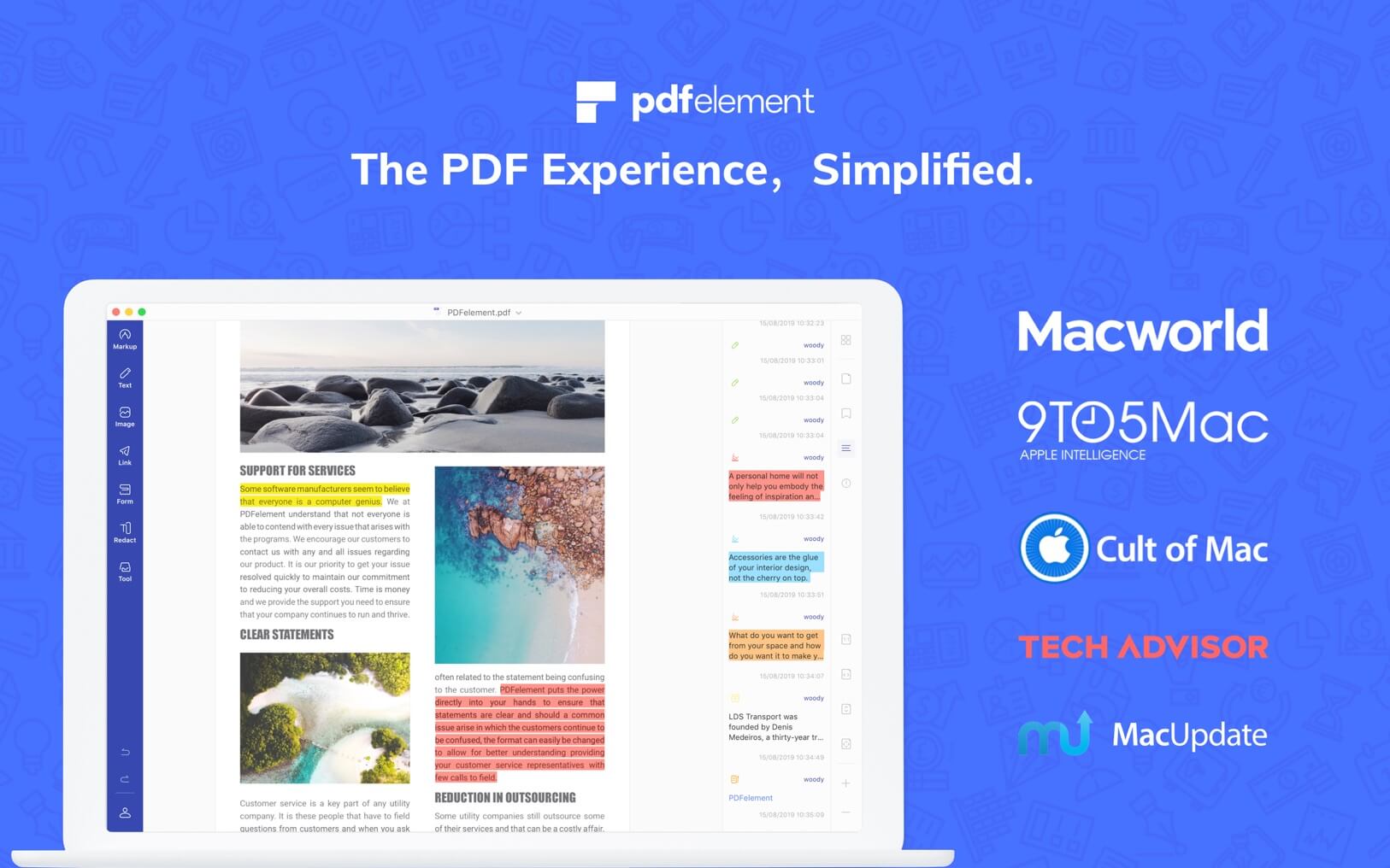 PDFelement 7.6.1 – Smart PDF Editor for Mac screenshot