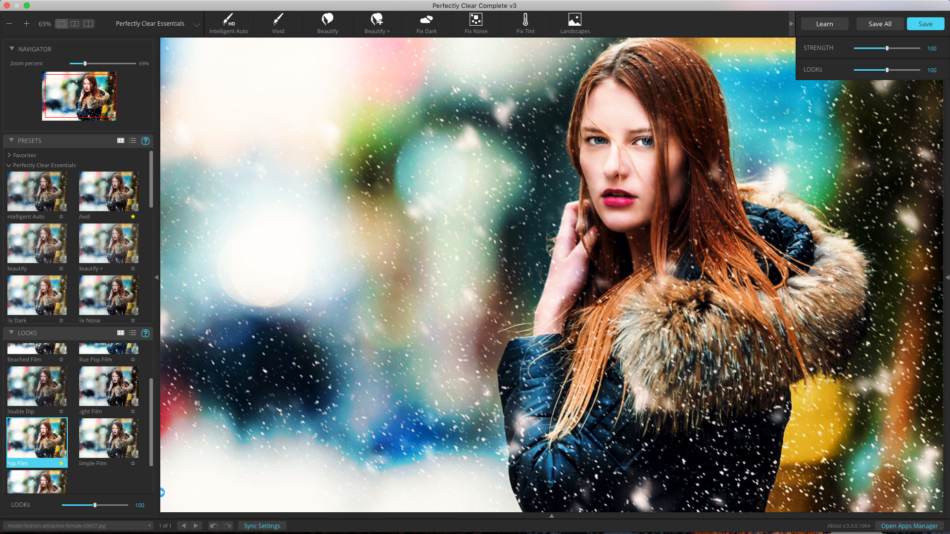 Perfectly Clear Essentials 3.8.0.1684 screenshot