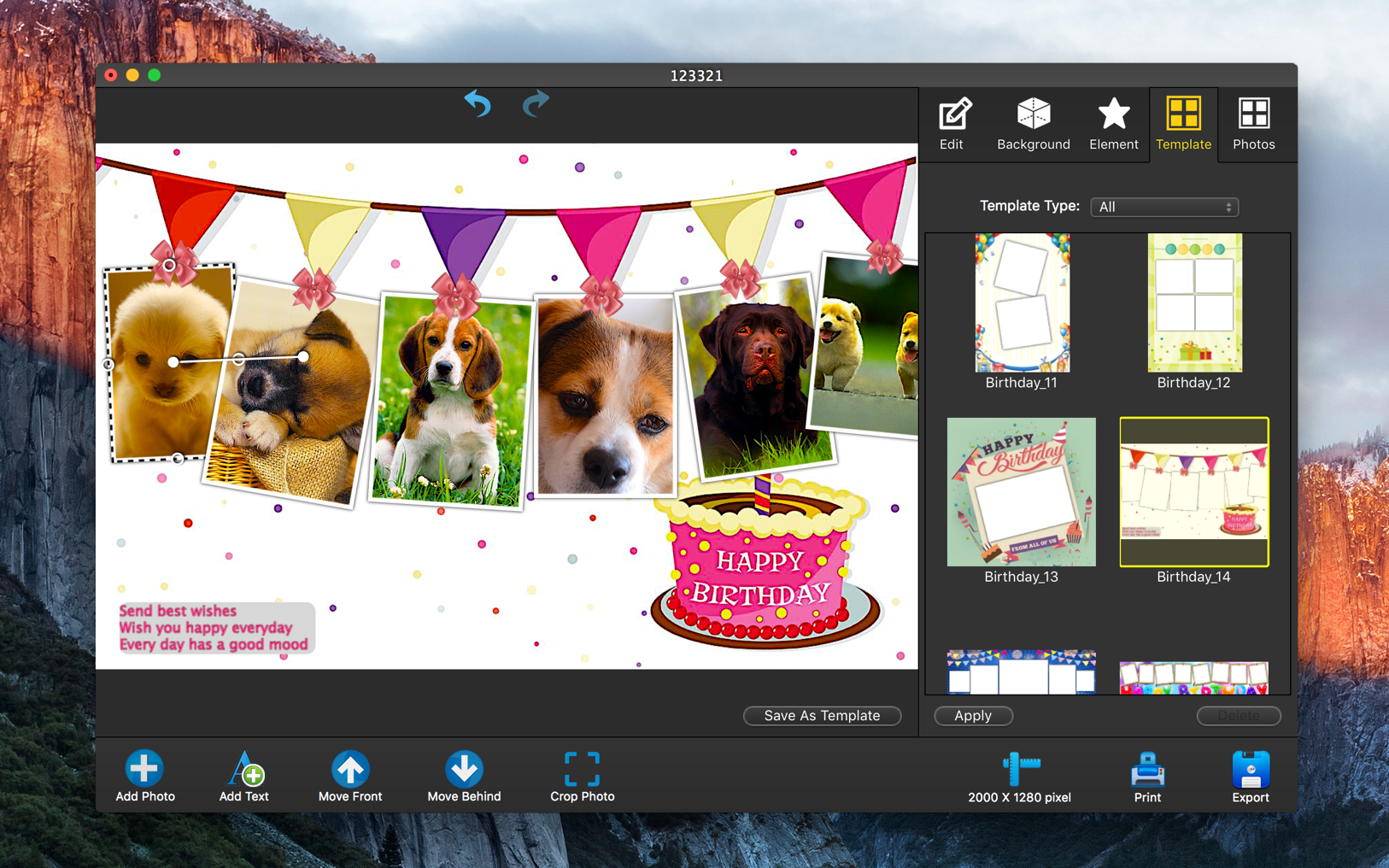Photo Collage-Photo Poster HD 3.4.2 – Create photo collages, scrapbooks, greeting cards, photo calendars. screenshot