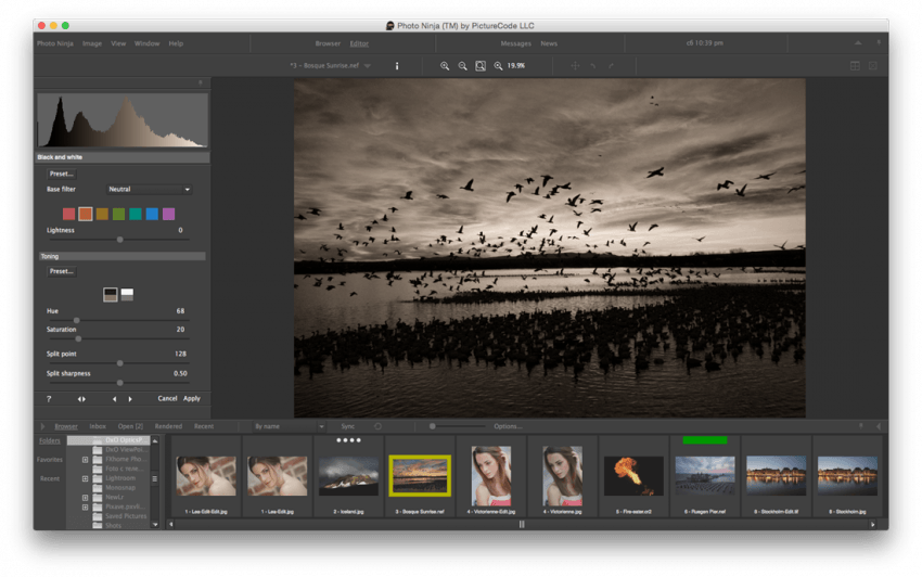 PhotoNinja 1.3.7 – High-quality Raw image converter. screenshot