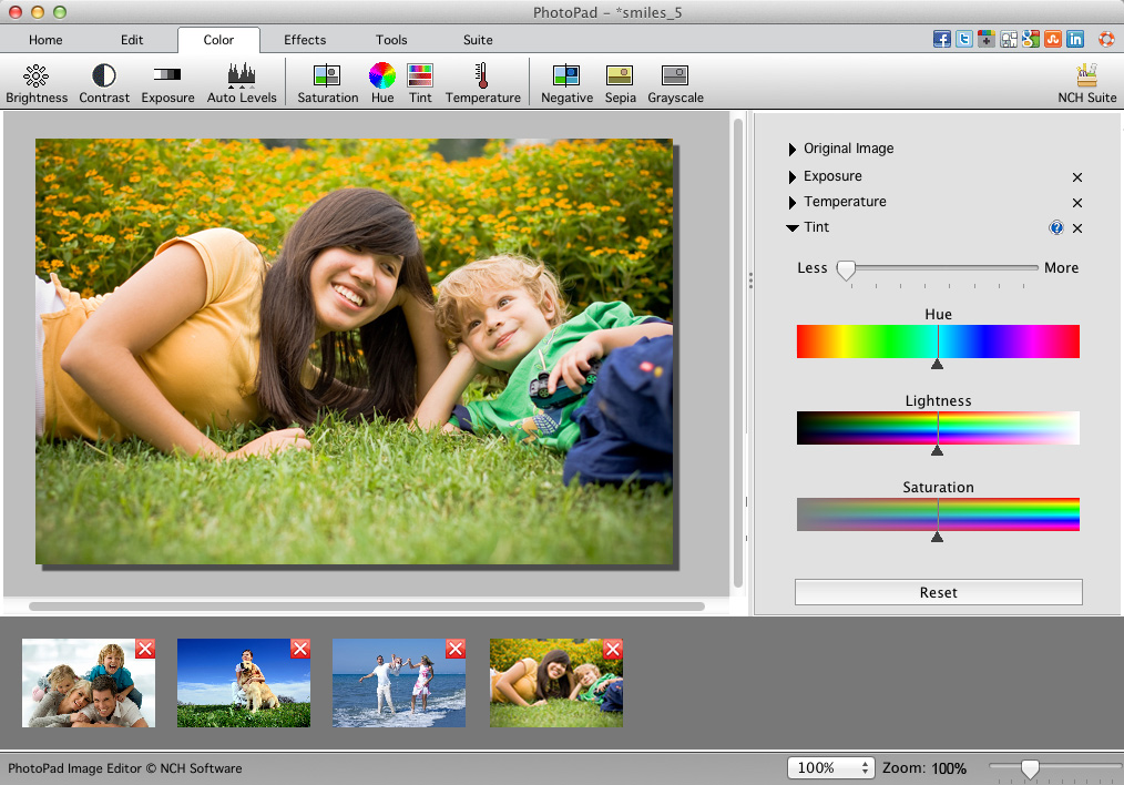PhotoPad Professional 7.70 screenshot