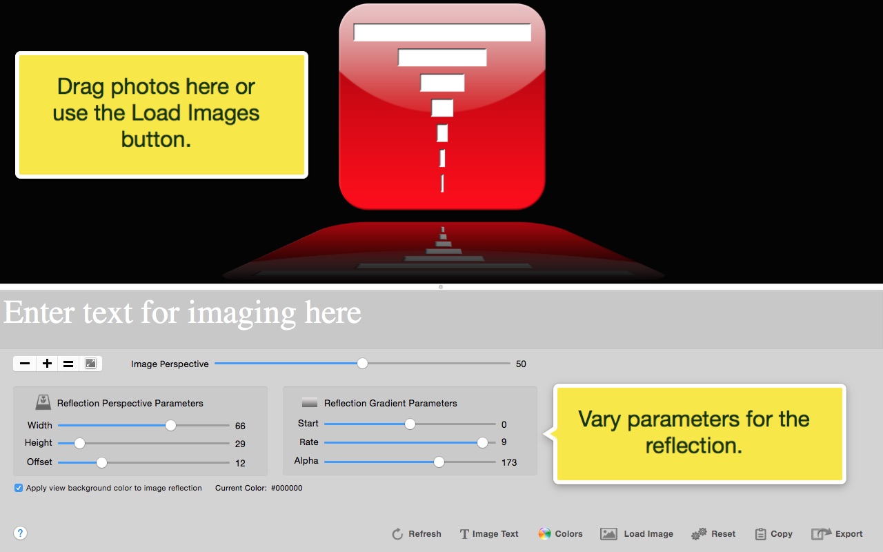 PhotoReflector 1.1.0 screenshot