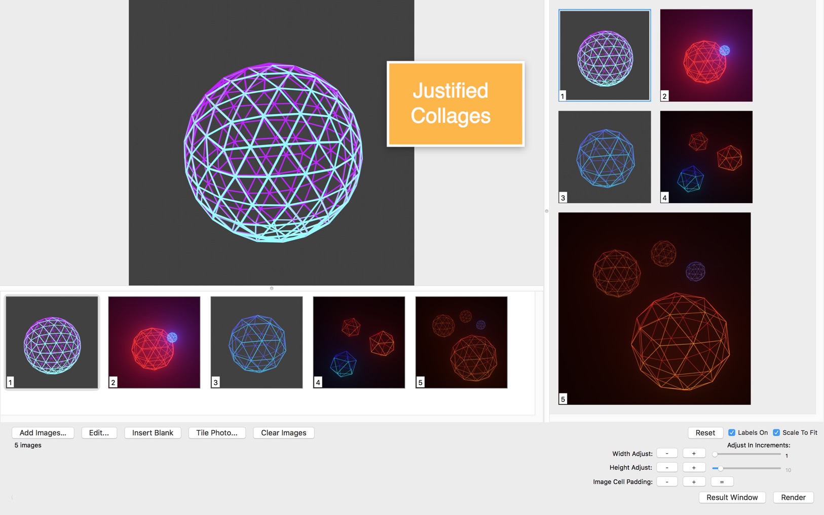 PhotosCollage 1.4.1 screenshot
