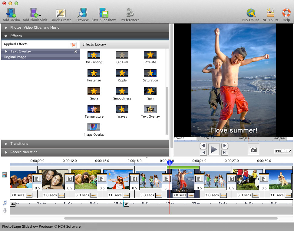 PhotoStage 4.1.0 – Easy slideshow maker. screenshot