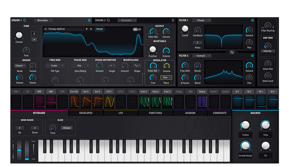 Pigments 1.1.1 – Polychrome software synthesizer. screenshot