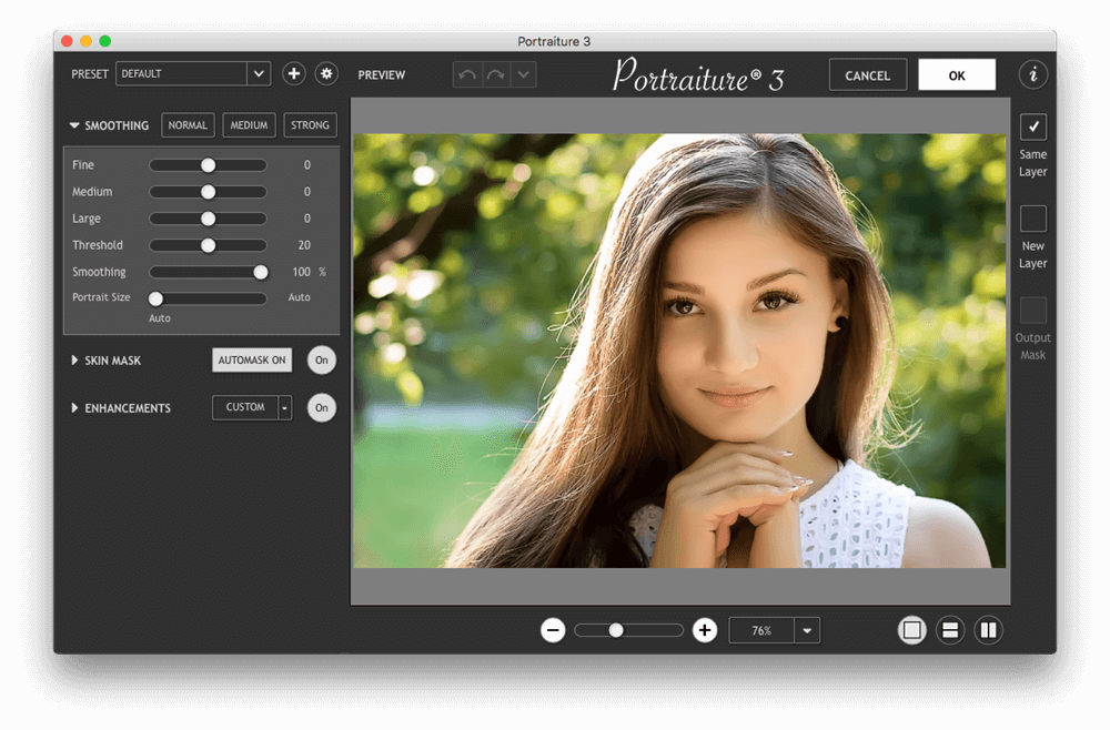 Portraiture 3 for Adobe Lightroom 3.5.1.3517 screenshot