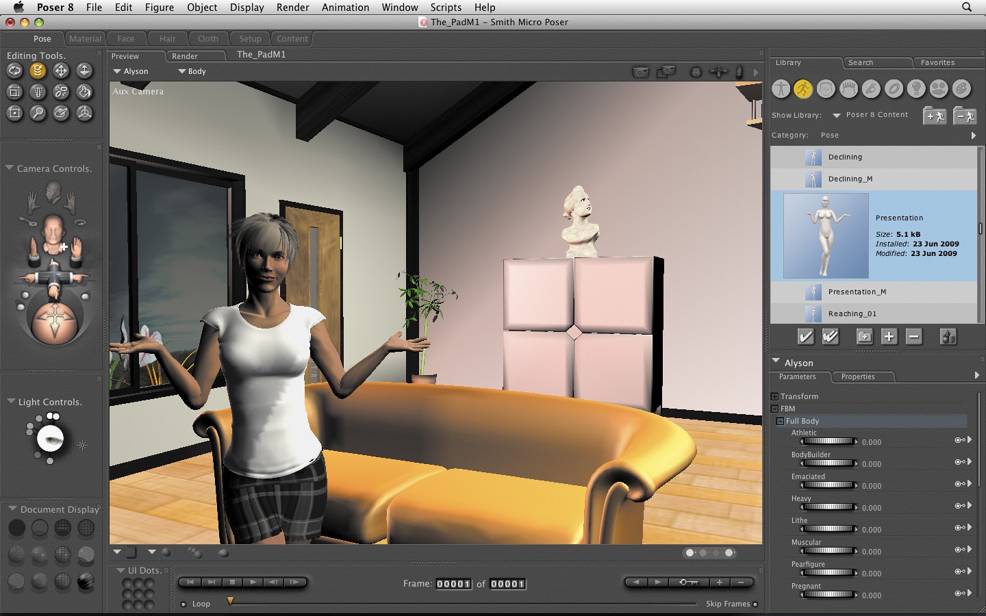 Poser Pro 12.0.619 screenshot