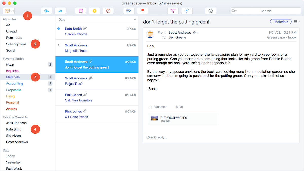 Postbox 7.0.65 screenshot