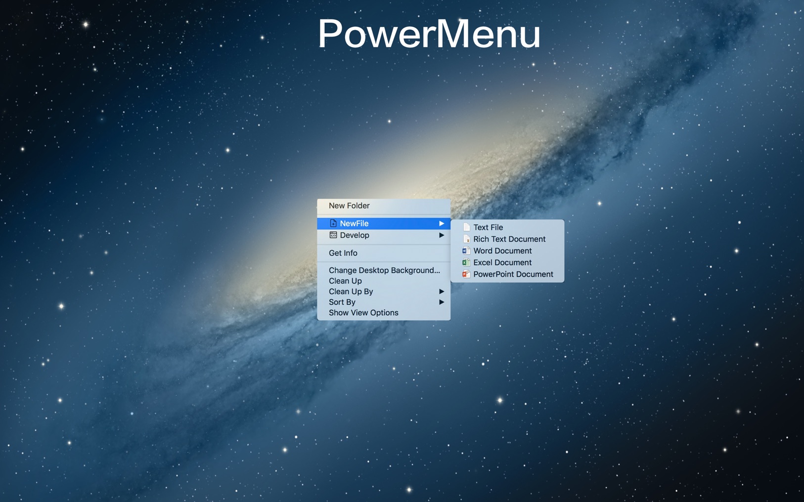 PowerMenu 1.3 screenshot