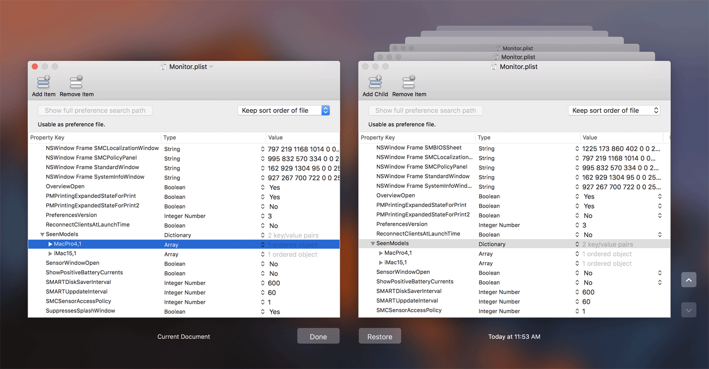 PrefEdit 5.8 screenshot