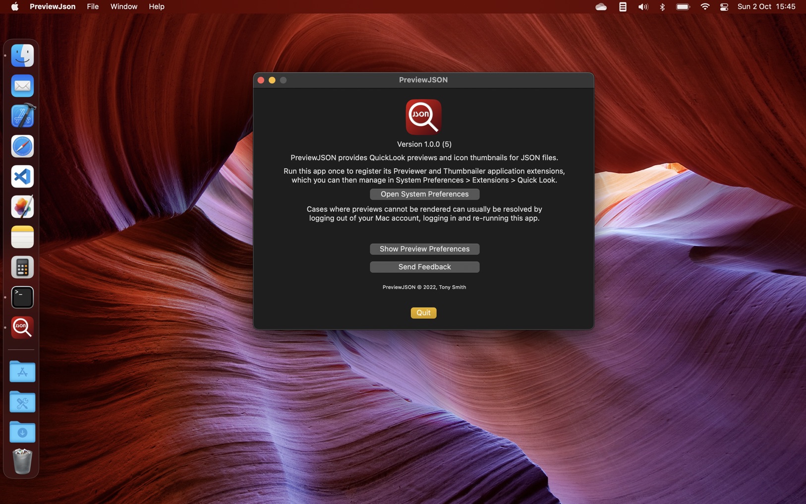 PreviewJson 1.0.3 screenshot