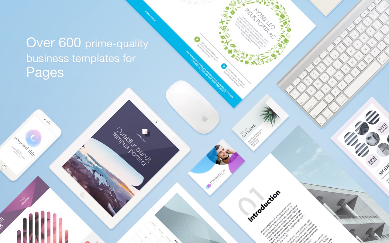 Print Lab 3.3.3 – Business templates for Apple Pages. screenshot