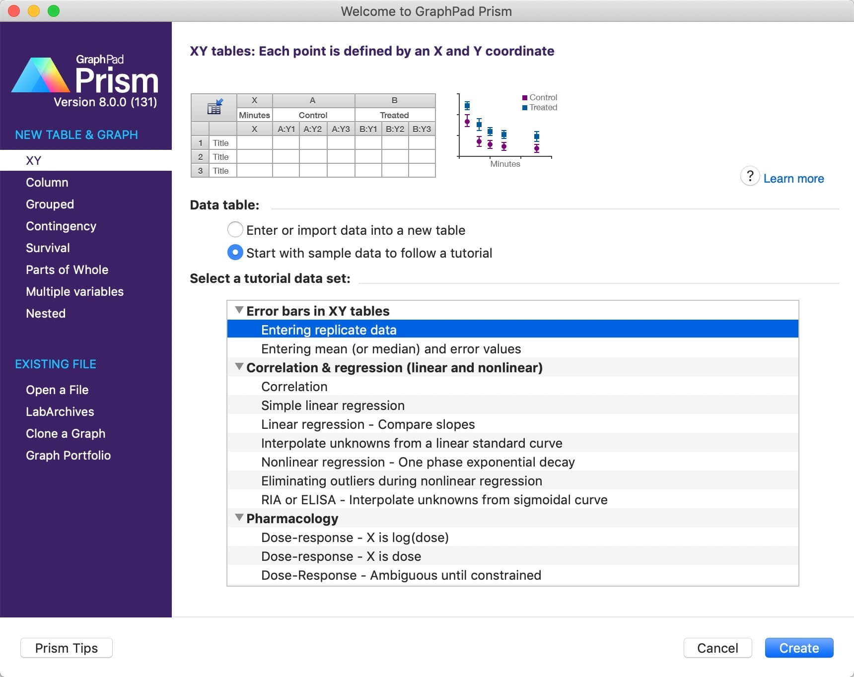 Prism 10.3.1 screenshot