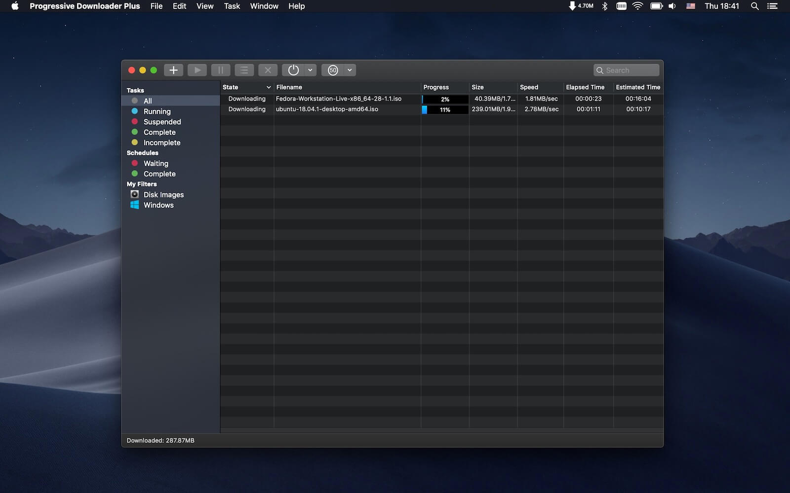 Progressive Downloader 5.3 screenshot