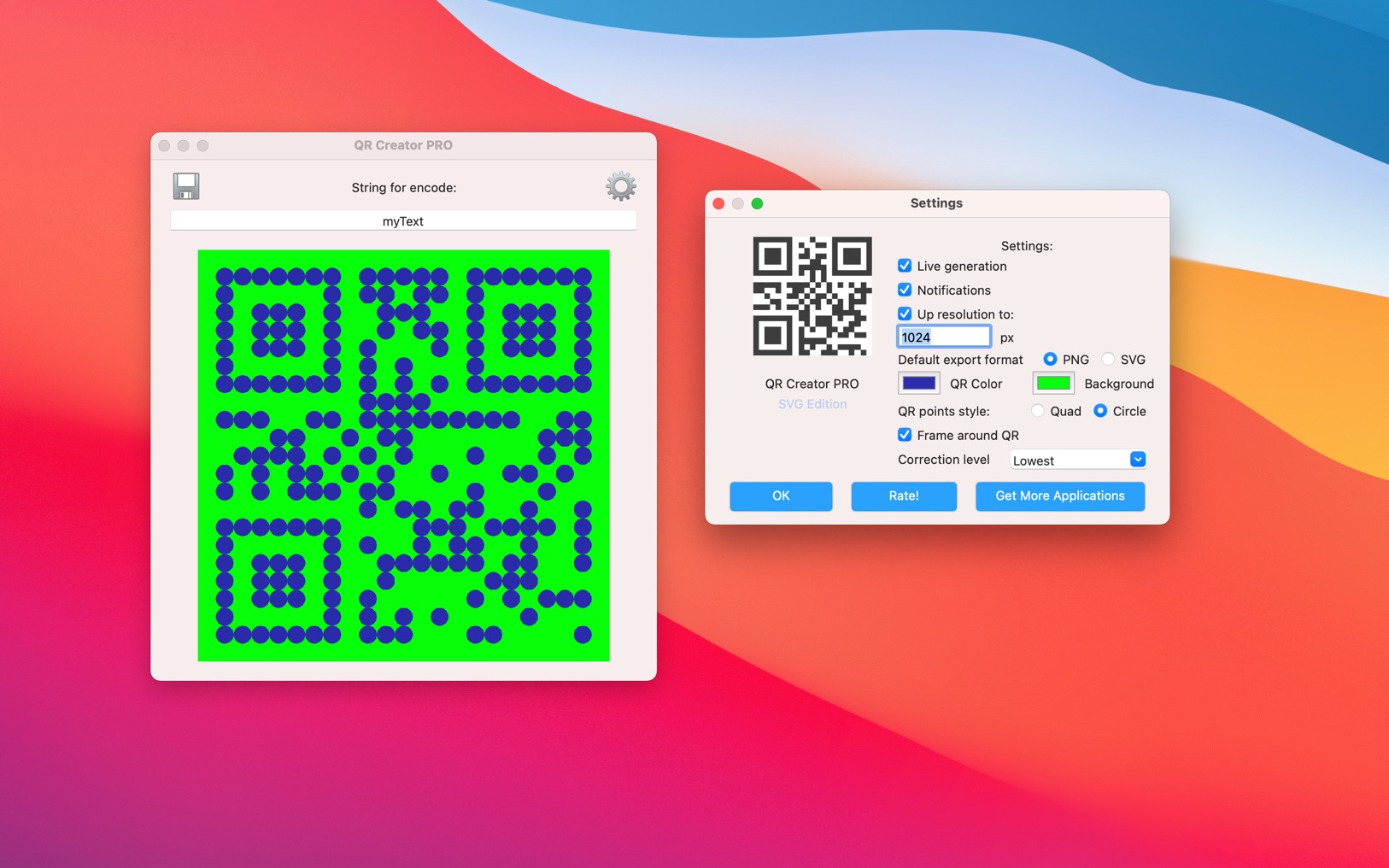QR Creator Pro 4.1.0 screenshot