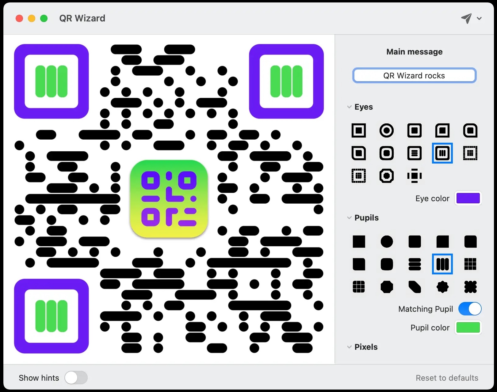 QR Wizard 3.0.2 screenshot