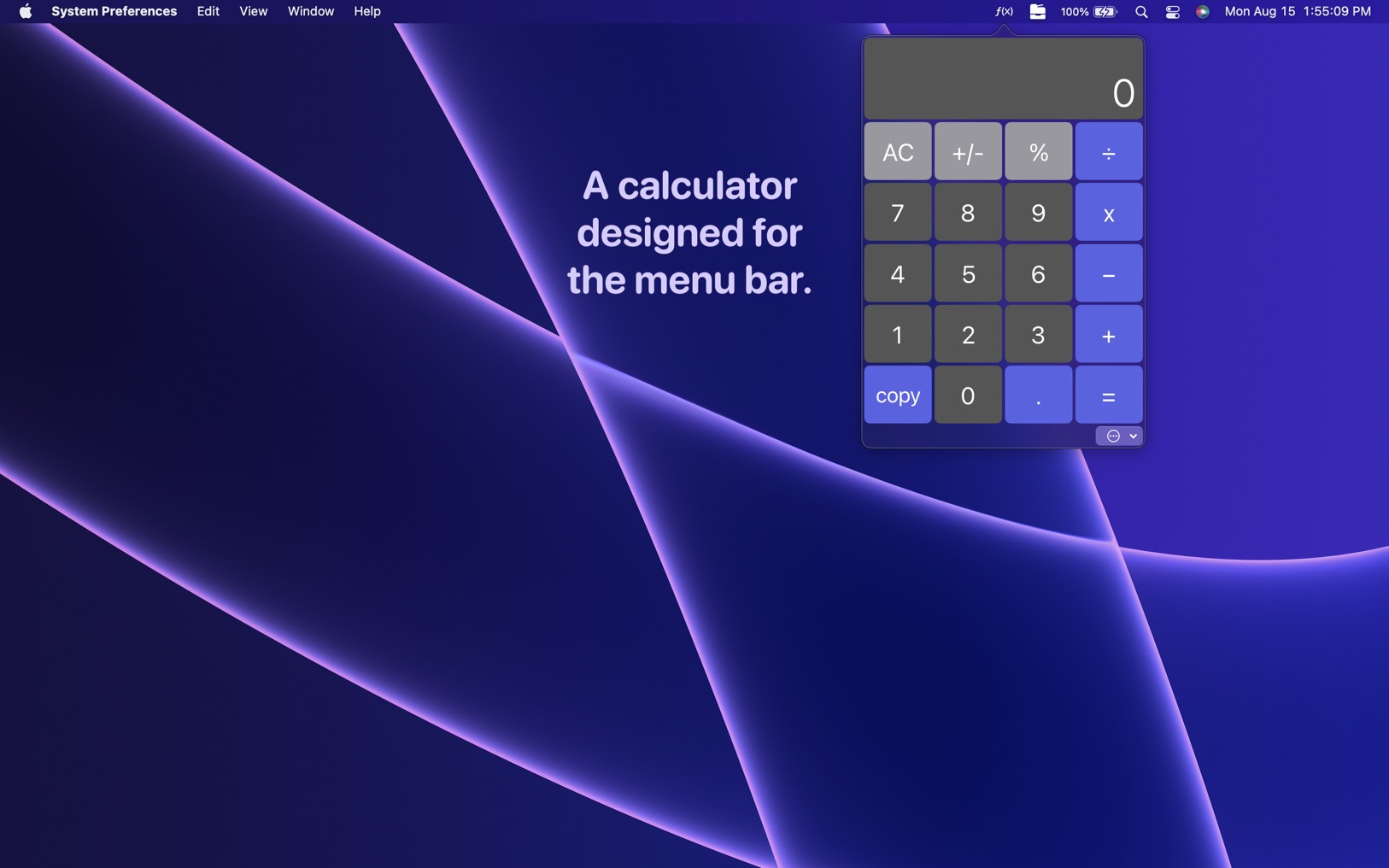 Quick Calc 2.1 screenshot