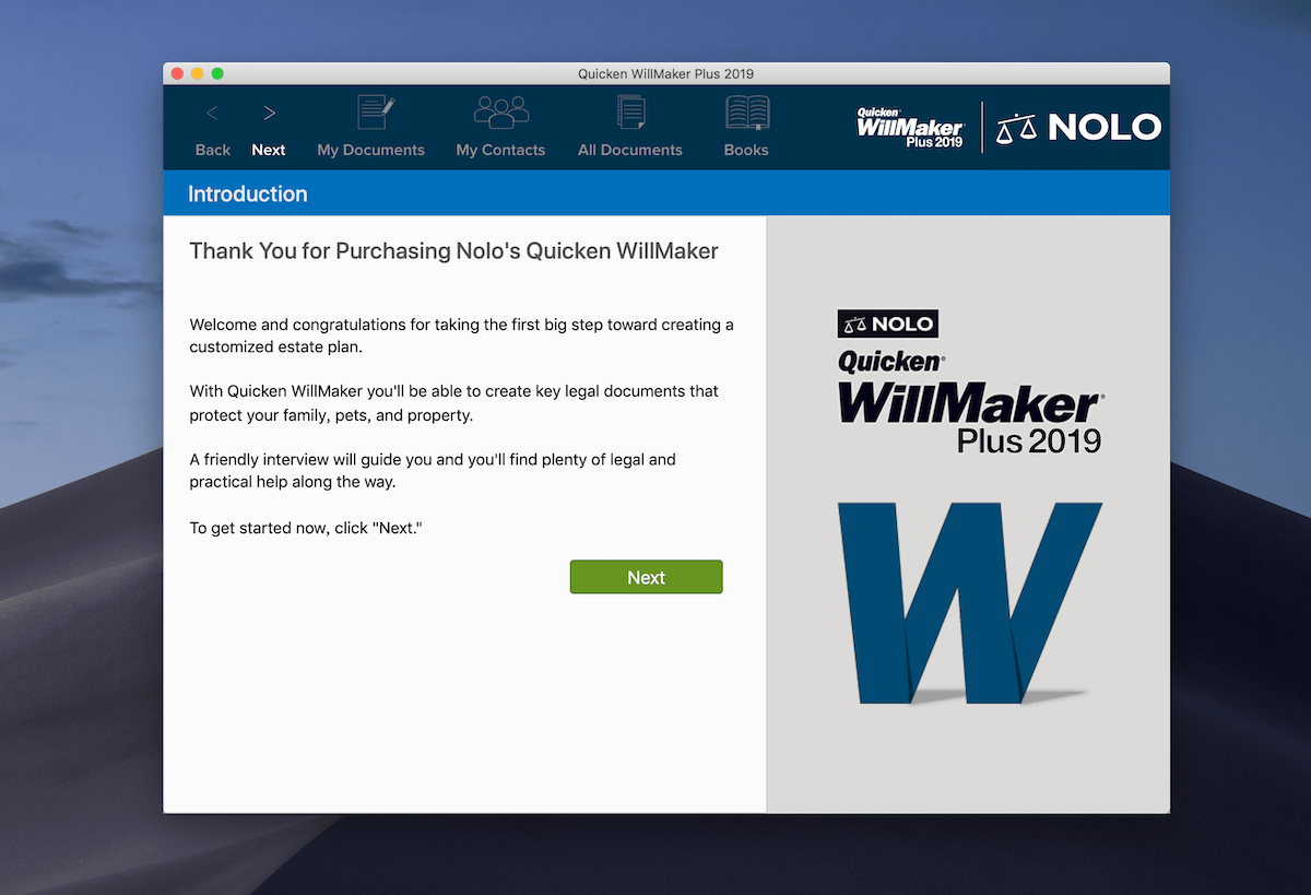 Quicken WillMaker Plus 2019 19.5.2429 screenshot