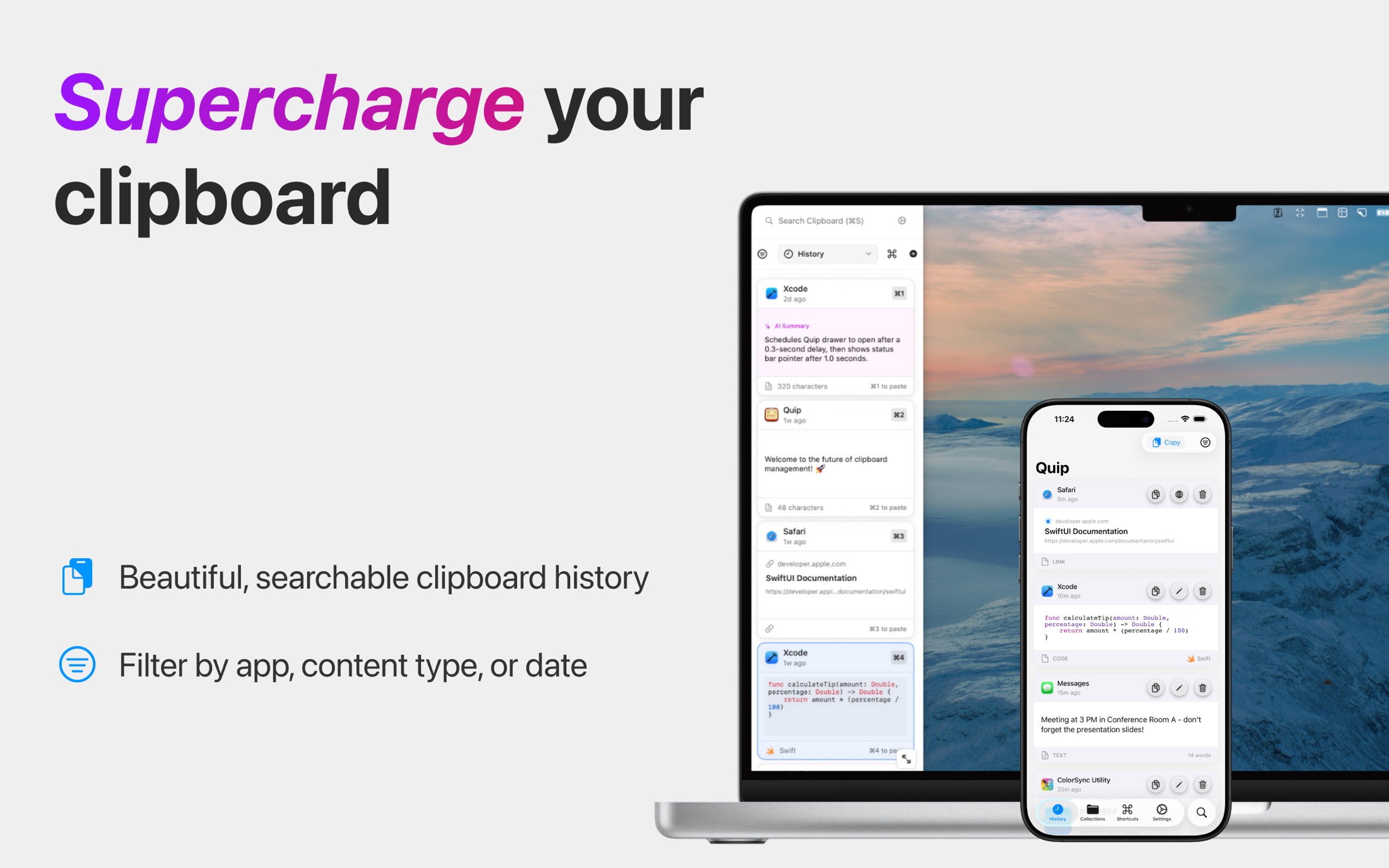 Quip 1.7.1 screenshot