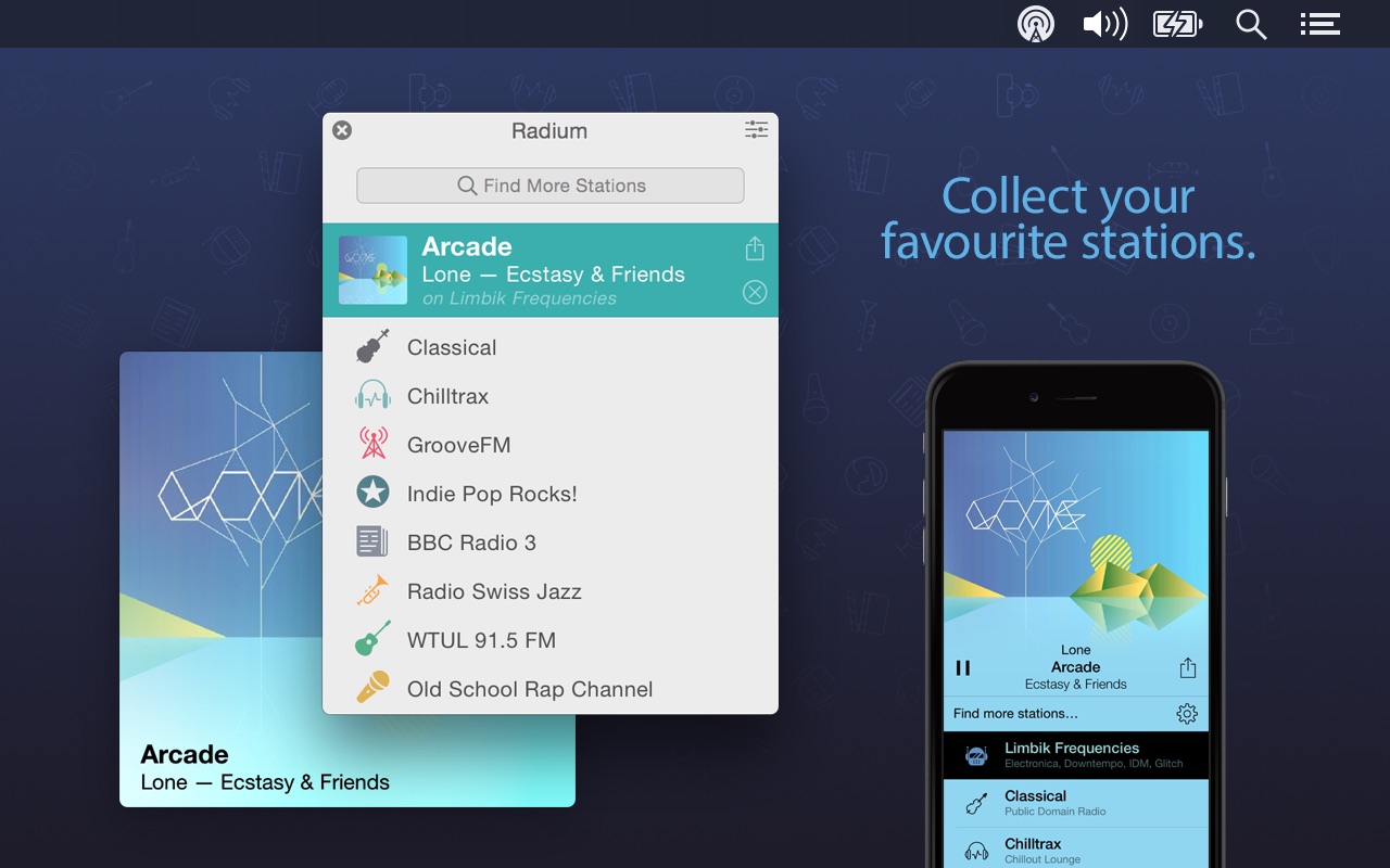 Radium 3.1.3 screenshot