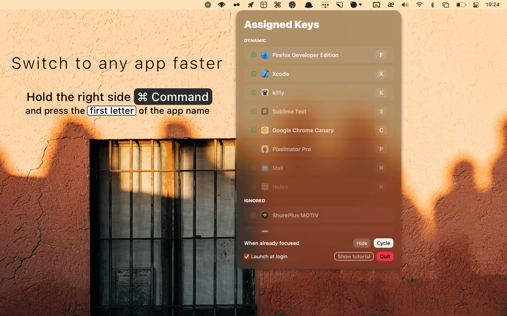 rcmd • App Switcher 2.3.7 screenshot
