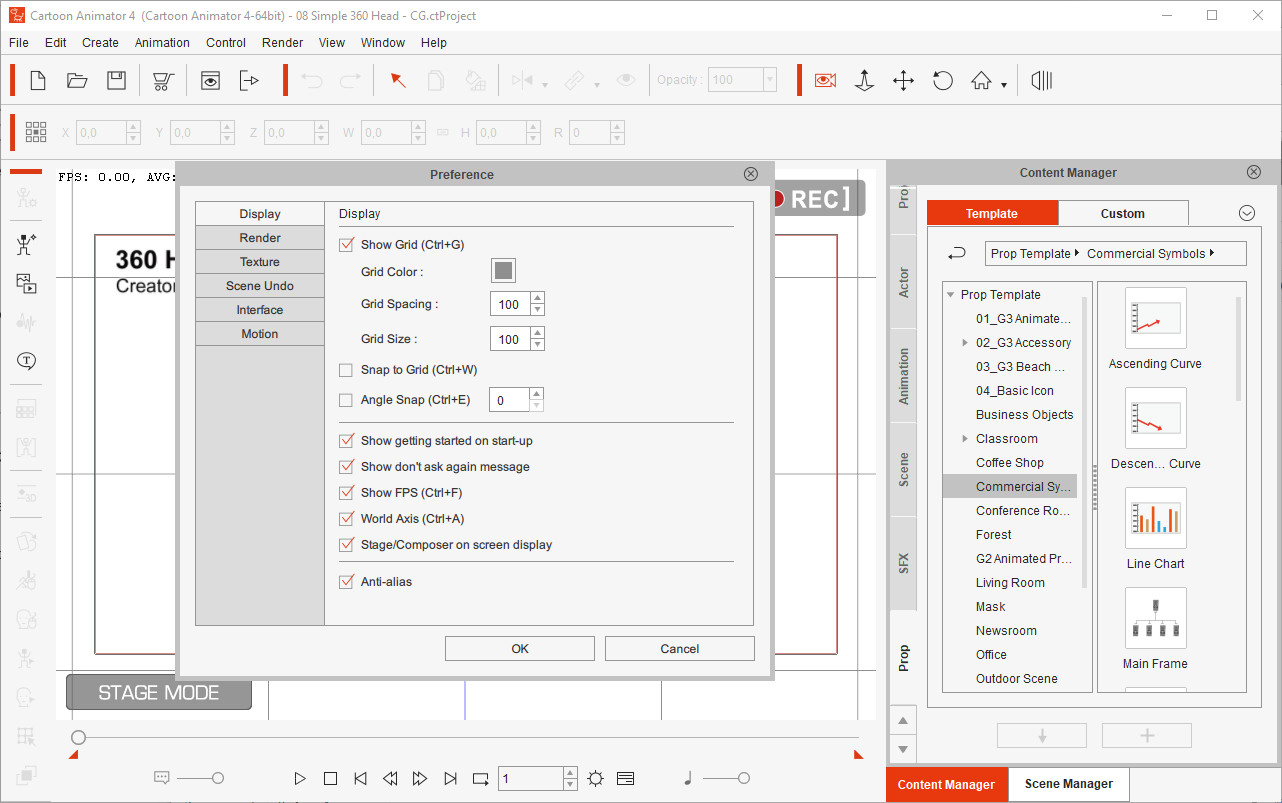 Reallusion Cartoon Animator 4.51.3511.1 Pipeline screenshot