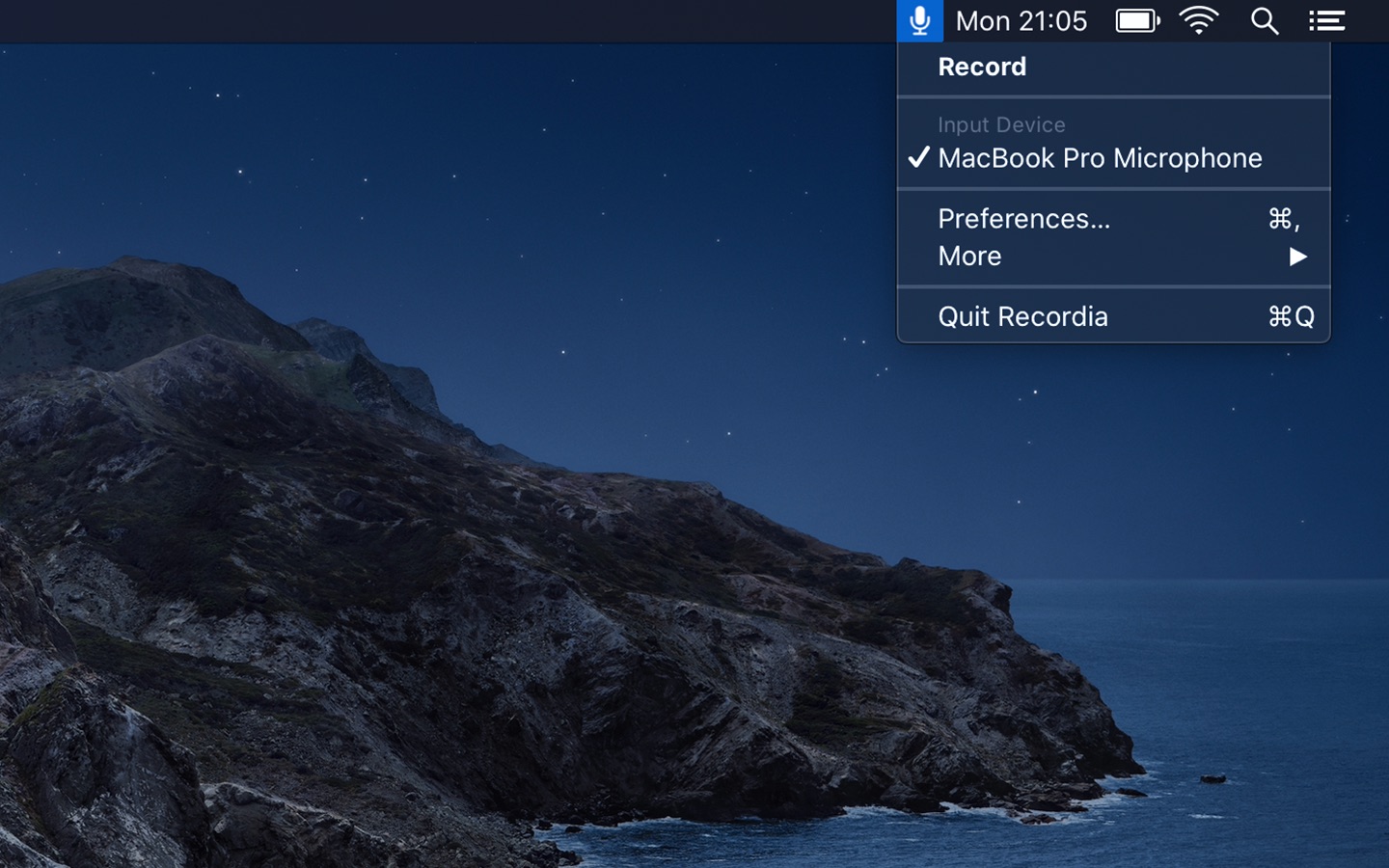Recordia 2.6.1 screenshot