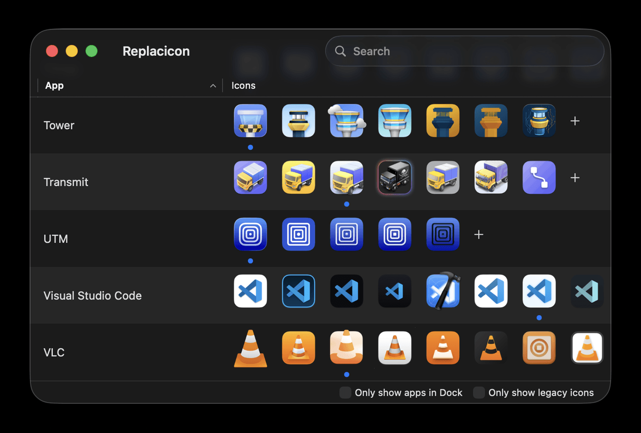 Replacicon 2.1.1 screenshot