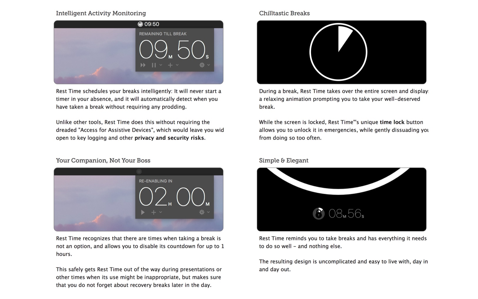 Rest Time – Break Reminder 1.36 screenshot
