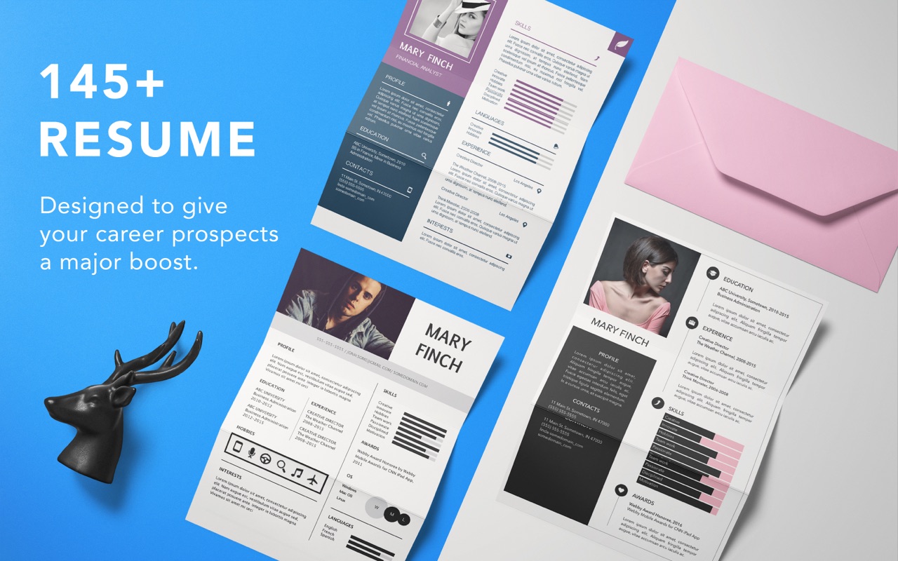 Resume Templates – DesiGN 3.2.4 screenshot