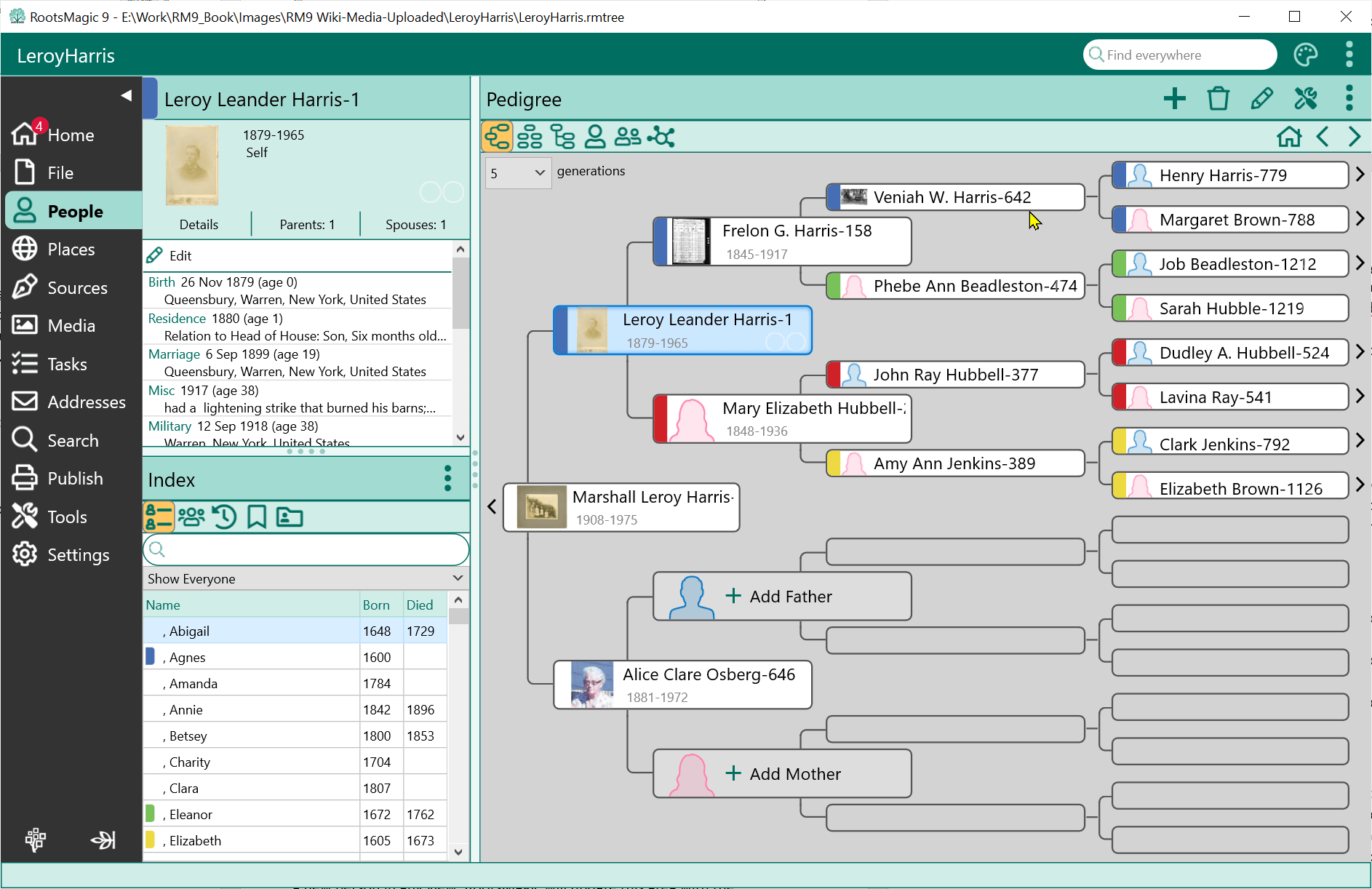 RootsMagic 10.0.7 screenshot