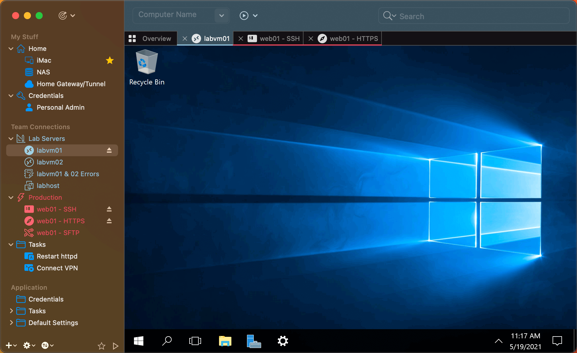 Royal TSX 6.0.2 screenshot