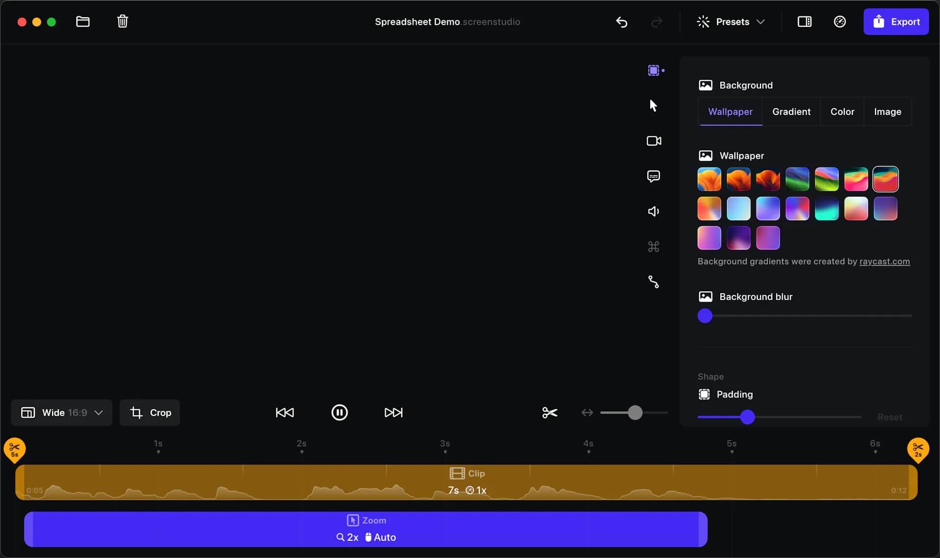 Screen Studio 3.7.4 screenshot