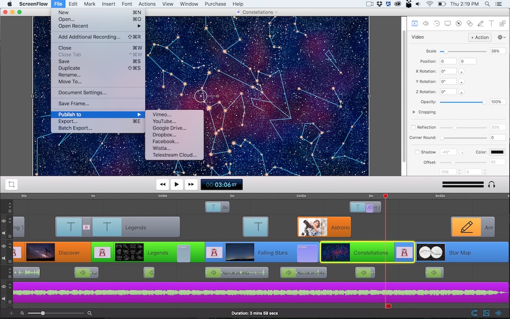 ScreenFlow 10.0.10 screenshot