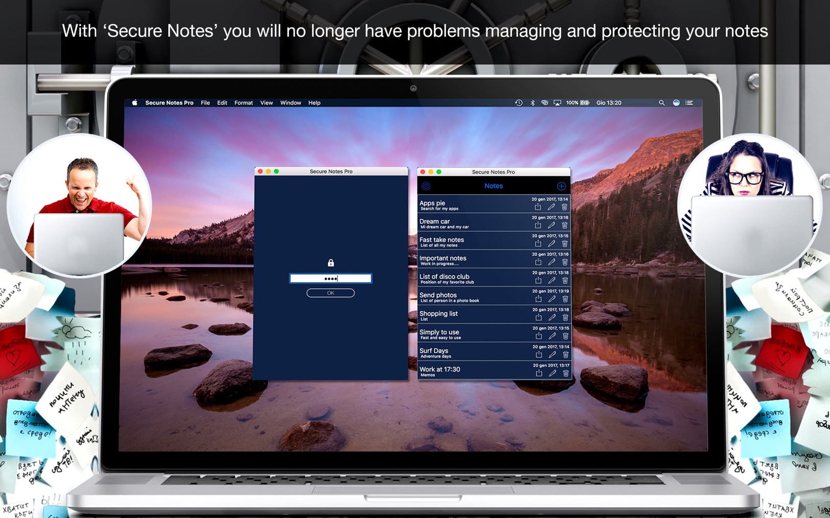 Secure Notes Pro 1.8 screenshot