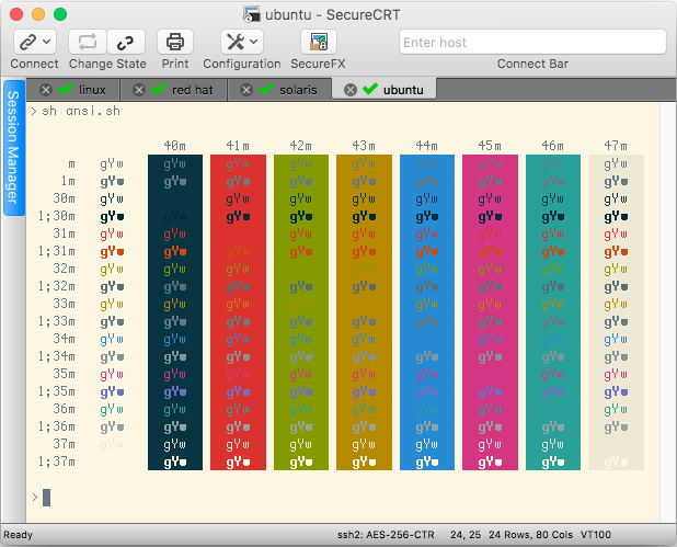 SecureCRT 8.3.2 – Terminal emulation for IT professionals. screenshot