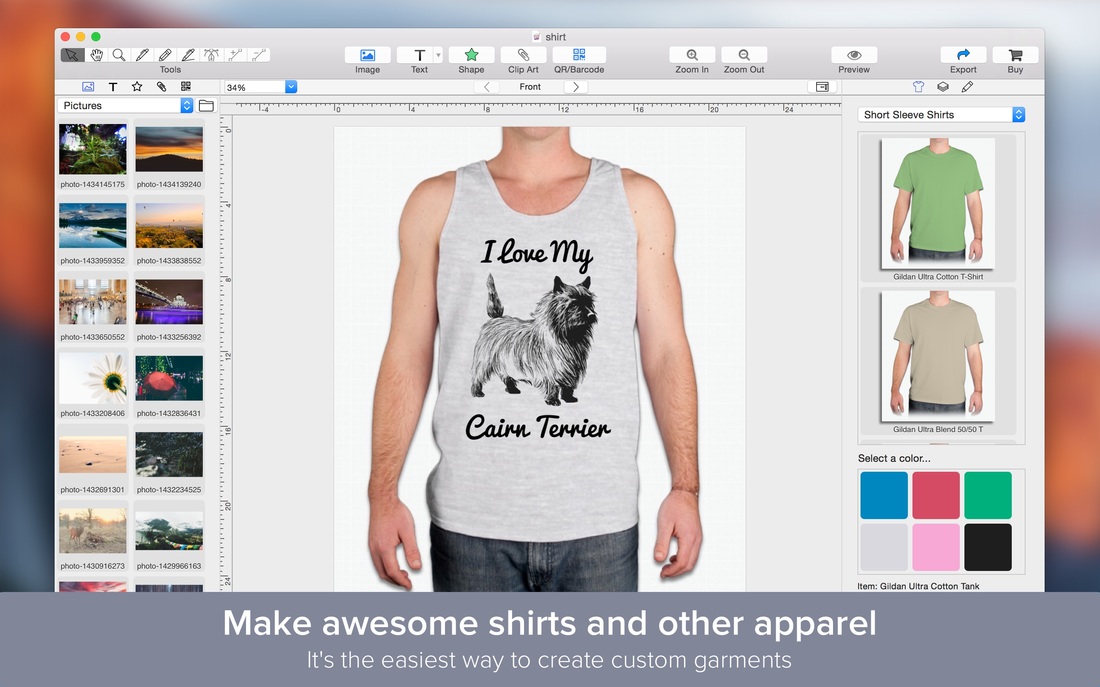 Shirtsy 1.0.2 – Design and print custom apparel. screenshot