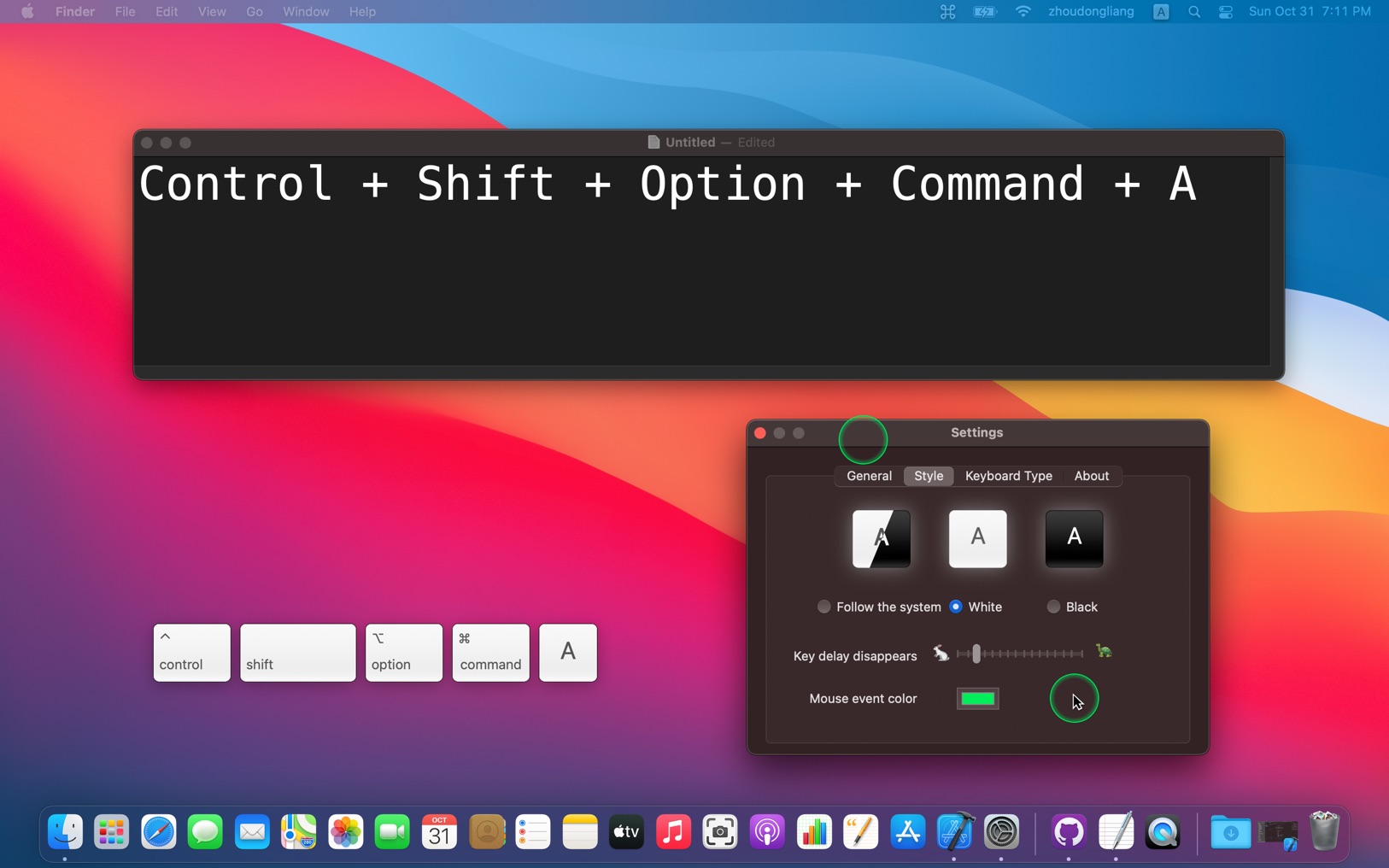 ShowKeyPro 1.0.3 screenshot