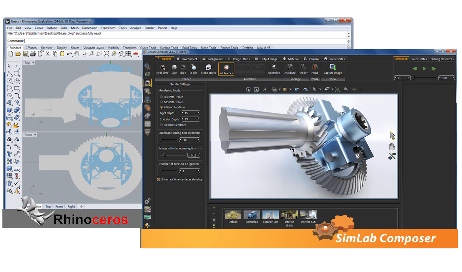 SimLab Composer 8.2.7 – Import 3D models from many standard file formats. screenshot