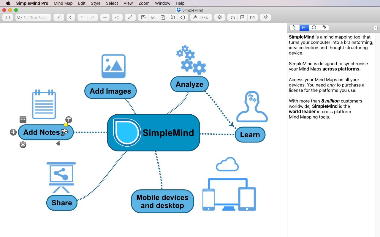 SimpleMind Pro 2.10.0 screenshot