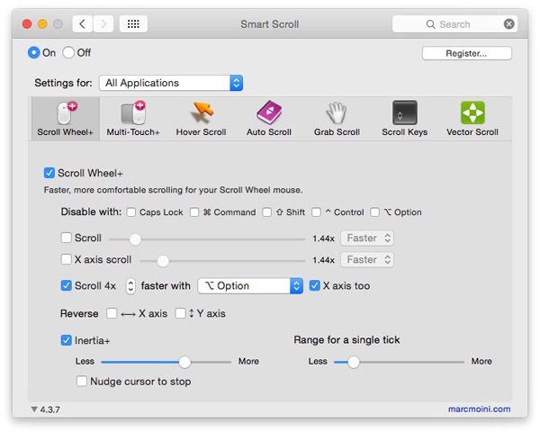 Smart Scroll 4.3.7 – Scroll more smoothly, more quickly, and more comfortably. screenshot