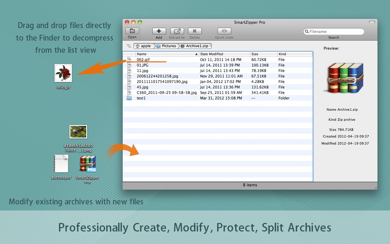 Smart Zipper Pro 3.70 screenshot