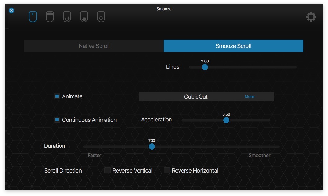 Smooze 1.9.26 screenshot